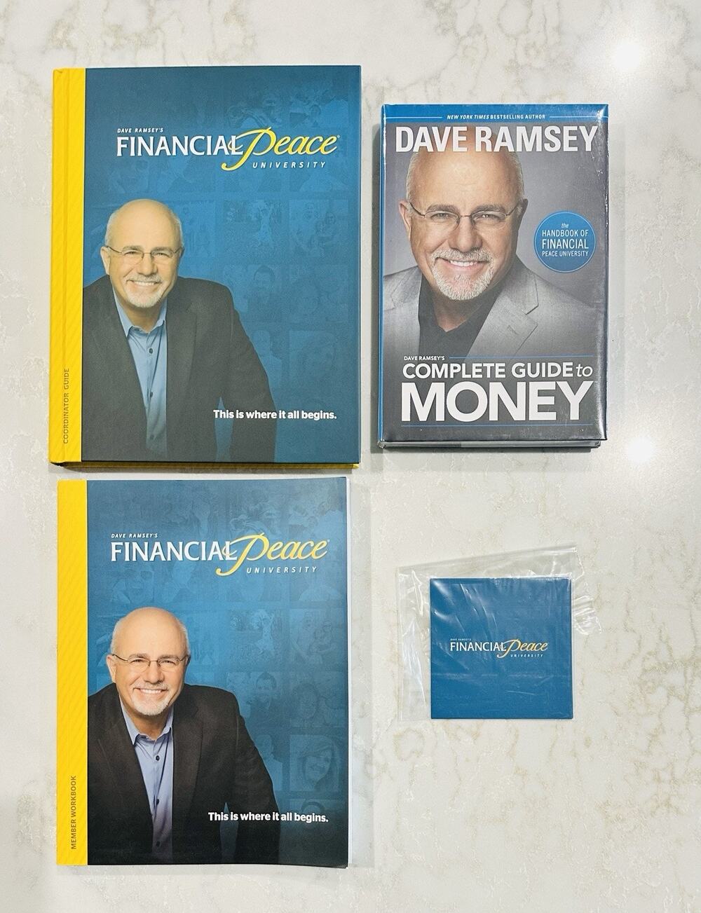 Dave Ramsey Financial Peace University Lot Complete Guide To Money Workbooks New